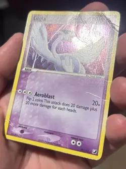 HP Lugia Holo Rare 29/115 Pokemon Unseen Forces - Image 2