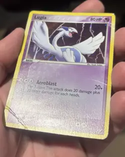 HP Lugia Holo Rare 29/115 Pokemon Unseen Forces - Image 3