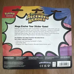 Pokemon TCG Mega Evolution Ascended Heroes Tech Sticker Box Gastly Charmander Y - Image 2