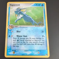 Vaporeon 6/17 Holo Rare POP Series 3 Pokemon LP - Image 1