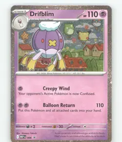 DRIFBLIM - 006 006 HOLO PROMO ME: MEGA EVOLUTION PROMO POKEMON NEAR MINT - Image 2