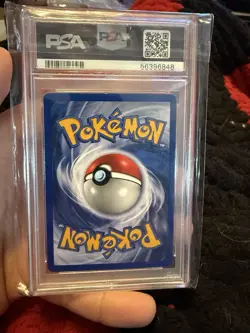 1999 POKEMON BASE SET UNLIMITED #6 GYARADOS-HOLO PSA 7 - Image 2