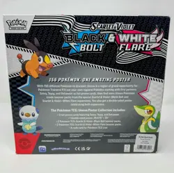 Pokemon TCG Scarlet & Violet Black Bolt & White Flare Unova Poster Collection - Image 2
