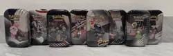 Pokemon Black Bolt & White Flare Unova Mini Tin - Set of 8 - Sealed Brand New - Image 1