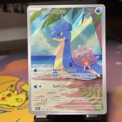 Misty's Lapras 194/182 Illustration Rare Destined Rivals Pokemon TCG - Image 1