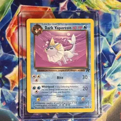 Wizards of the Coast Pokemon TCG Dark Vaporeon 45/82 Team Rocket EN 2000 - Image 1