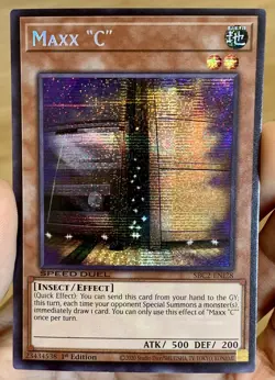 Yugioh Maxx “C” SBC2-ENI28 Prismatic Secret Rare 1st Ed NM w/Tracking - Image 1
