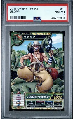 PSA 8 2012 ONE PIECE ONEPY TREASURE WORLD VOL.1 10 USOPP - Image 2