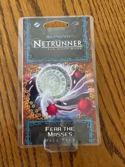 FFG Android Netrunner LCG Data Pack - Unopened - Fear the Masses - Image 1