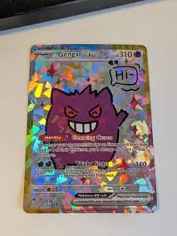 Derpy Pokemon Gengar Special Doujin Holo Art Card - Image 1