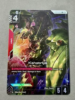 Kshatriya LR+ Alt Art GD01-044 | Gundam Trading Card Game | English NM - Image 1