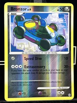 Bronzor 34/99 Reverse Holo Platinum Arceus 2009 Pokemon Card - Image 3