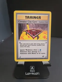 Cinnabar City Gym 113/132 Gym Challenge Regular Pokemon Vintage Trading Card - Image 1