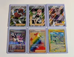 Pokemon TCG - Full Art Trainer Lot Of 6x cards W/ Miriam 251/198 - Image 1