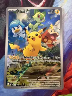 Pikachu - SVP 027 - Black Star Promo - Illustration Rare - Pokemon Card - Image 3