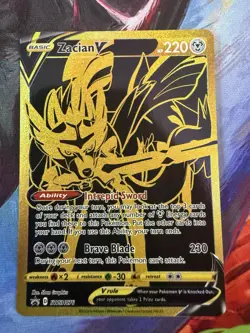 Zacian V - SWSH076 - Black Star Promo - Ultra Rare - Pokemon Card - Image 1
