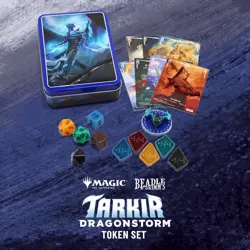 MTG Magic the Gathering: Tarkir Dragonstorm Token Set Metal Tin Set - Image 1