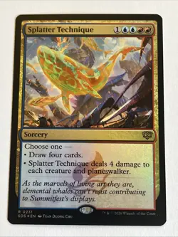 Splatter Technique [Secrets of Strixhaven] Foil Near Mint - Image 1