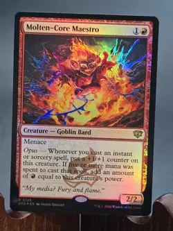 Molten-Core Maestro Secrets of Strixhaven MTG Foil Near Mint - Image 1