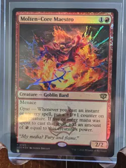 Molten-Core Maestro Secrets of Strixhaven MTG Foil Near Mint - Image 3