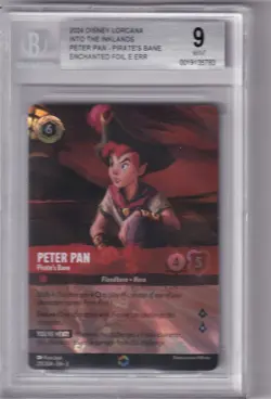 Into the Inklands #215/204 Peter Pan Enchanted BGS 9 - Image 1