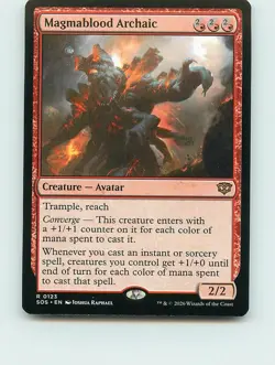 Magmablood Archaic - R123 - MTG - Secrets of Strixhaven (SOS) - Image 1