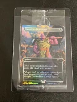Magic the Gathering PSA May Promo -Swords to Plowshares- Thanos P0001 Sealed - Image 1