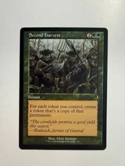 Second Harvest (Retro Frame) 417 MTG Innistrad Remastered - Image 1
