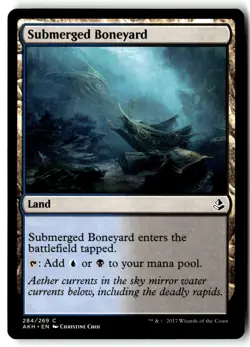 Submerged Boneyard 284 Common Amonkhet Magic: The Gathering Lightly Played - Image 1