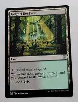 MTG - Lorwyn Eclipsed: Golgari Rot Farm (0151) - Uncommon - Near Mint - Image 1