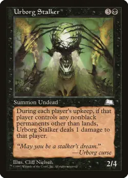 Weatherlight Urborg Stalker MTG Magic the Gathering NM - Image 1