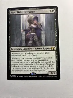 Rev, Tithe Extractor (Anime) - Foundations Jumpstart MTG Plus 2 Bonus Rares!!! - Image 1