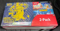 Pokemon Surging Sparks ETB + Booster Bundle Costco 2-pack Sealed - Image 1