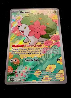 The Pokemon Company Shaymin #185/182 Destined Rivals IR Holo English 80HP - Image 1