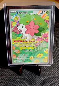 The Pokemon Company Shaymin #185/182 Destined Rivals IR Holo English 80HP - Image 2