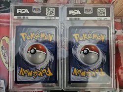 POKEMON DOUBLE CRISIS KYOGRE EX & GROUDON EX DOUBLE CRISIS-FA PSA 6 Sequential - Image 2
