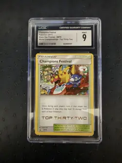 Champions Festival Pokemon 2016 Black Star Promos Sm78 TOP 32 - Image 1