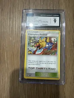 Champions Festival Pokemon 2016 Black Star Promos Sm78 TOP 32 - Image 2