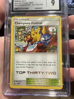 Champions Festival Pokemon 2016 Black Star Promos Sm78 TOP 32 - Image 4