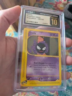 (POP 12) CGC 10 PRISTINE Gastly 109/165 Expedition Base Set 2002 Pokemon - Image 4