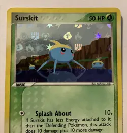 Surskit 76/101 Reverse Holo Hidden Legends 2004 Pokemon - Image 3