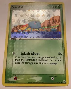 Surskit 76/101 Reverse Holo Hidden Legends 2004 Pokemon - Image 4