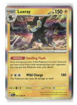 Luxray 071/193 Rare Paldea Evolved Pokemon Holo Near Mint - Image 1