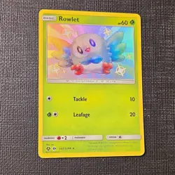The Pokemon Company Rowlet SV2/SV94 Hidden Fates Shiny Vault Holo Rare Eng - Image 1