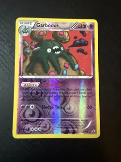 Pokemon TCG NM-M condition Garbodor 68/113 Reverse Rare Legendary Treasures - Image 1