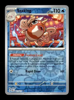 Pokemon TCG SV: Prismatic Evolution Seaking Reverse Holo - Image 1