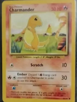 The Pokemon Company Charmander Base Set 46/102 50 HP English Common Regular - Image 1