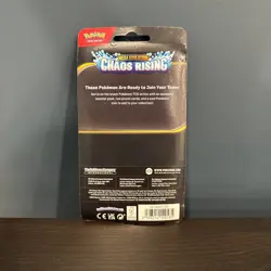 Pokemon Chaos Rising Single Pack Blister Reshiram Moltres Coin Promo Sealed Pack - Image 2