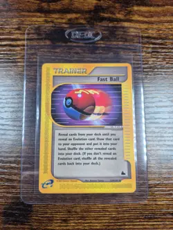 Pokemon 2003 Fast Ball 124/144 Skyridge NM - Image 5