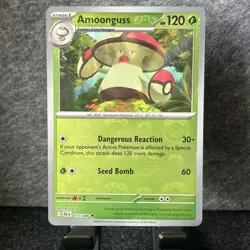 Pokemon TCG Sv11B: Black Bolt Amoonguss Master Ball Pattern Holo 011/086 BLK EN - Image 1